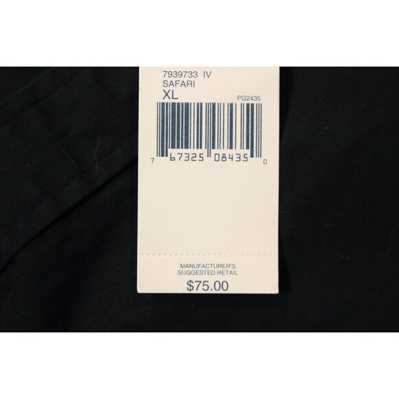 Vintage Polo Ralph Lauren G.I. Shirt Black Long Sleeve Beige Large Safari NWT XL - Picture 11 of 12